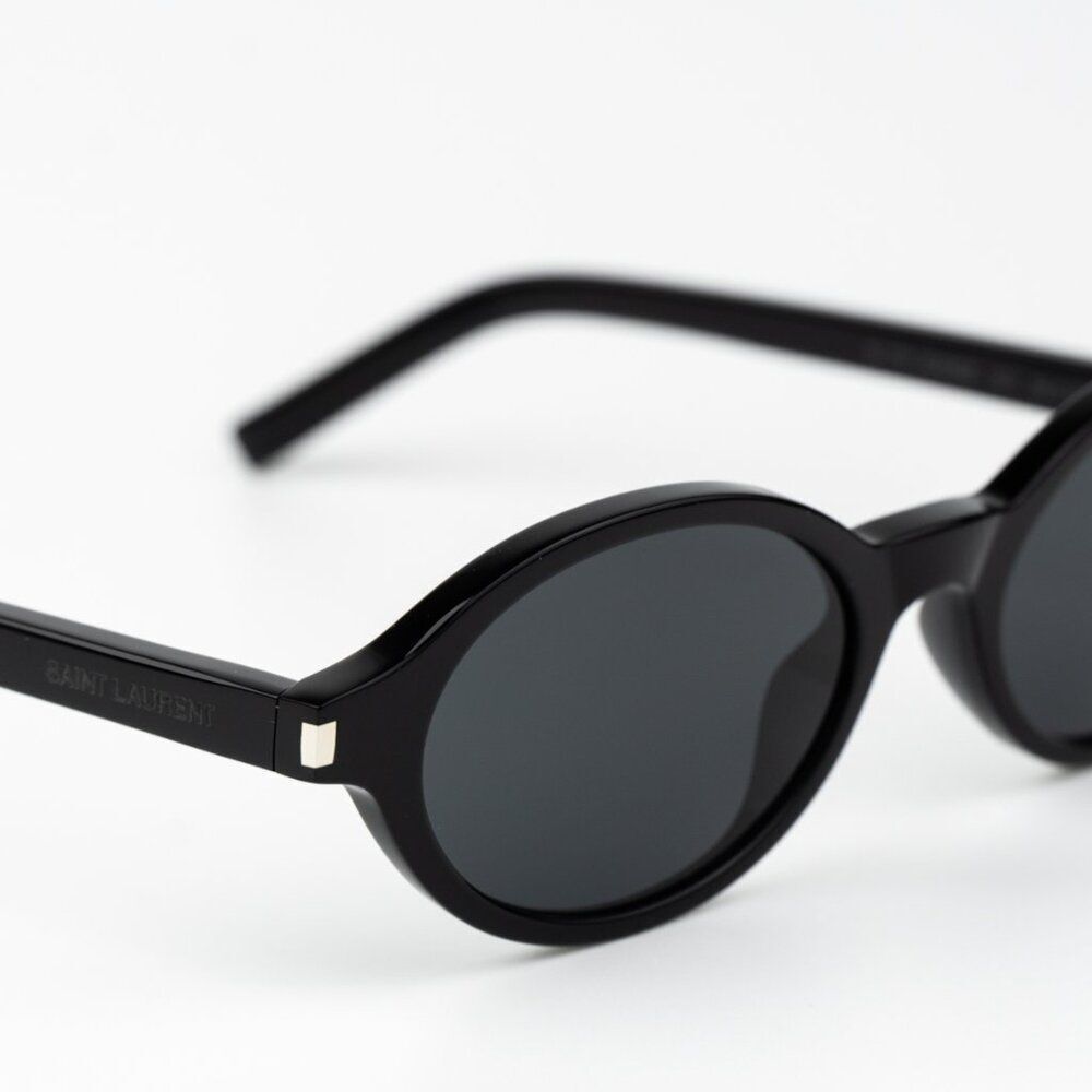 Saint Laurent Women Sunglasses Black Oval SL751 JEANNE 001 BRAND NEW - Picture 12 of 17